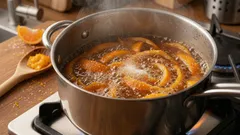 Cottura della scorza di mandarino con lo zucchero in casa: a cosa serve e come usarla