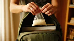 Metti un piccolo sacchetto di riso nello zaino o nella borsa: perché vale la pena farlo e quando può tornare utile