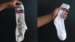 Aggiungi 4 cucchiai a 3 litri d’acqua e anche i calzini più vecchi diventeranno bianchi come la neve